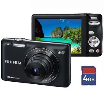 Câmera Digital Fujifilm JX580 16MP, Preta , LCD 3,0"