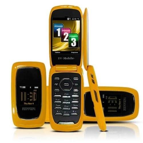 Celular 3 Chips Mp30 Ferrari I897 Ex897-AMARELO